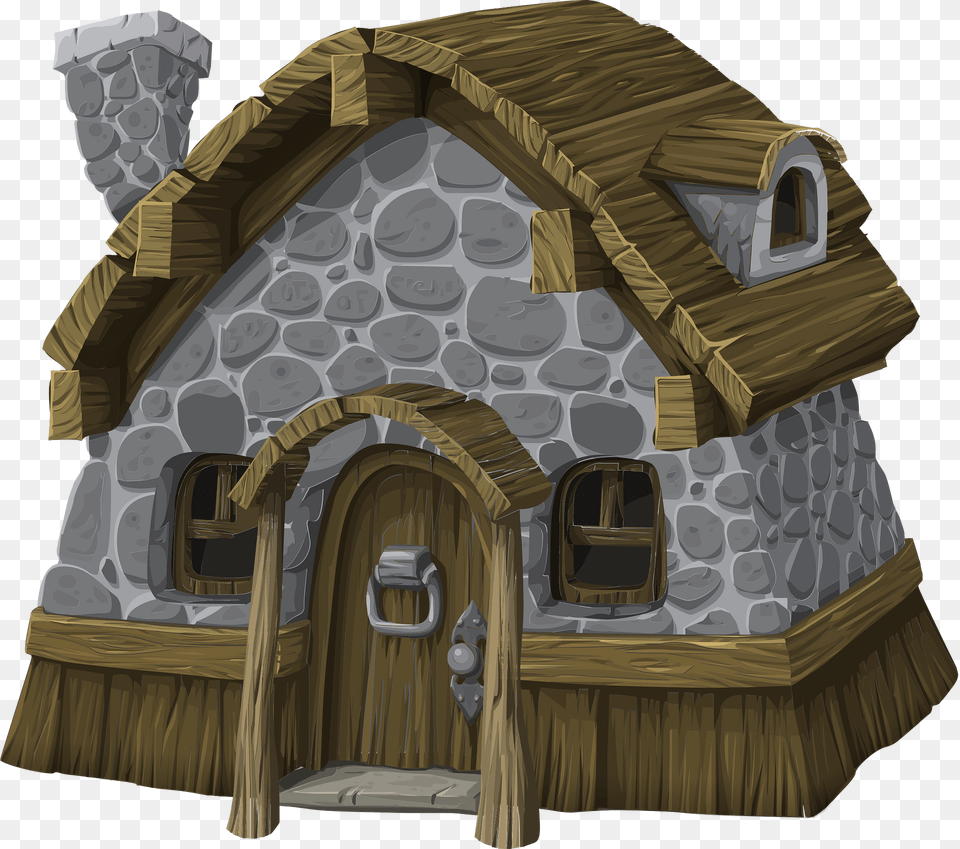 Cottage Stone Clipart, Architecture, Shack, Rural, Outdoors Free Png