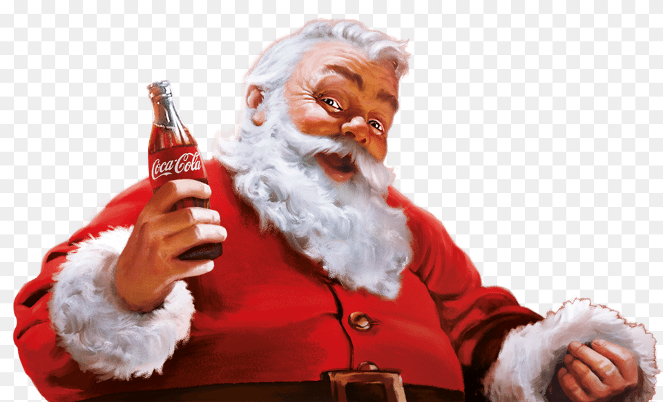 Cotter Santa With Coca Cola, Finger, Person, Body Part, Hand Free Png