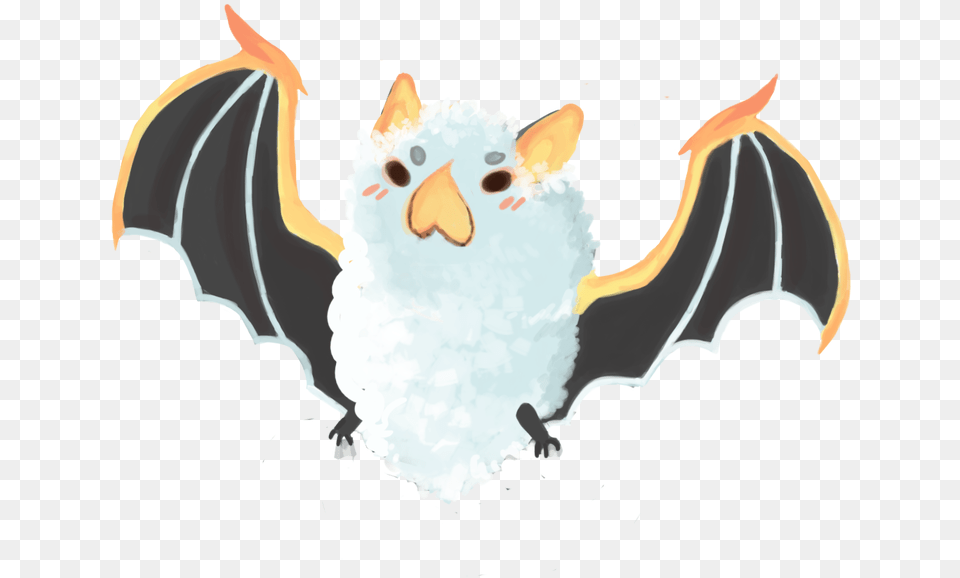 Cotton Ball Illustration, Animal, Mammal, Wildlife, Bat Free Png