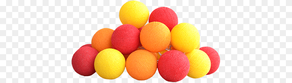 Cotton Ball Light Chain Fire Dot, Plant, Citrus Fruit, Food, Fruit Png Image