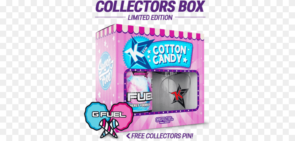 Cotton Candy Collectors Box Pintrill Cotton Candy G Fuel Free Png Download