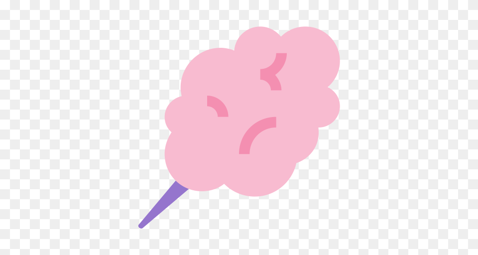 Cotton Candy Cotton Foot Icon With And Vector Format, Flower, Plant, Food, Sweets Free Png Download