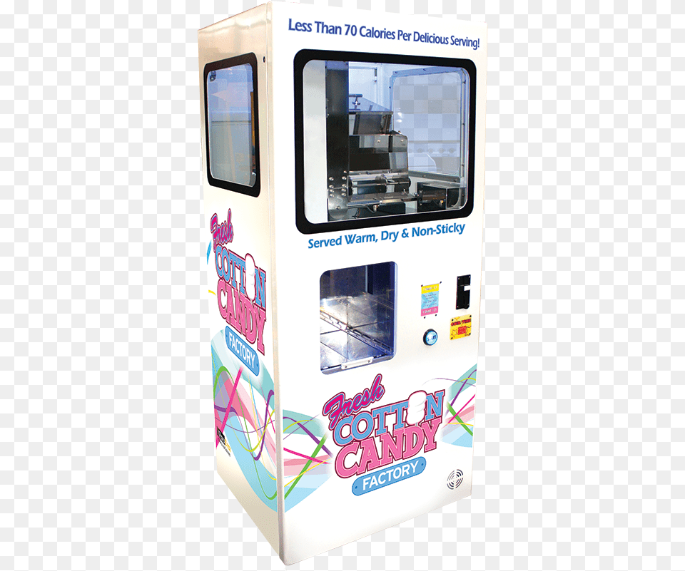 Cotton Candy Factory Vending Machine, Kiosk, Bus, Transportation, Vehicle Png
