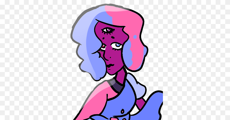 Cotton Candy Garnet, Art, Person, Face, Head Free Transparent Png