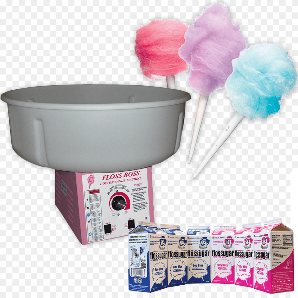 Cotton Candy Machine Rental Cape Cod Ma Gold Medal Ready To Use Flossugar Combo Pack 6 Ct, Food, Sweets, Person Free Png