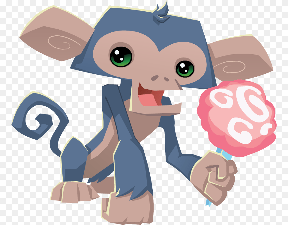Cotton Candy Mono Animal Jam, Food, Sweets, Baby, Person Png Image