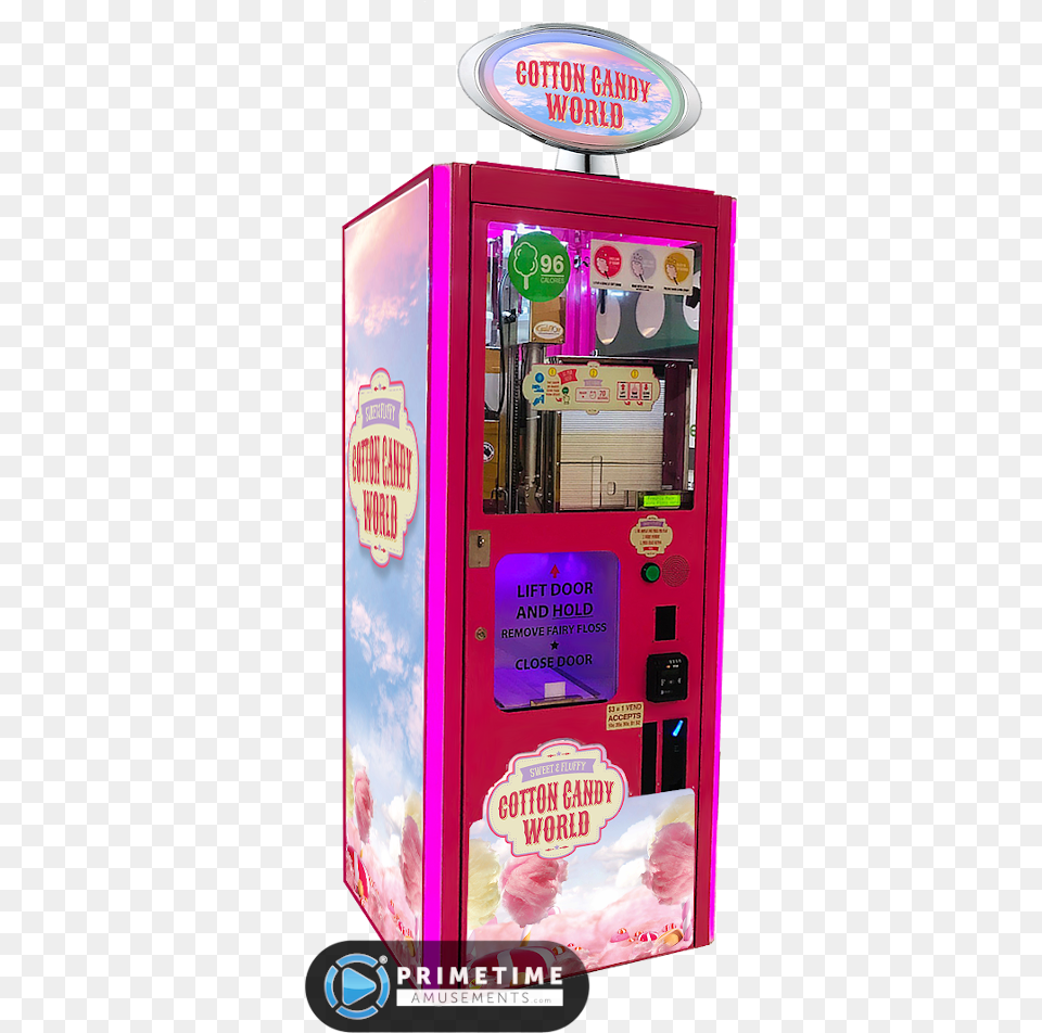 Cotton Candy World Cotton Candy Vending Machine By, Gas Pump, Pump, Vending Machine Png