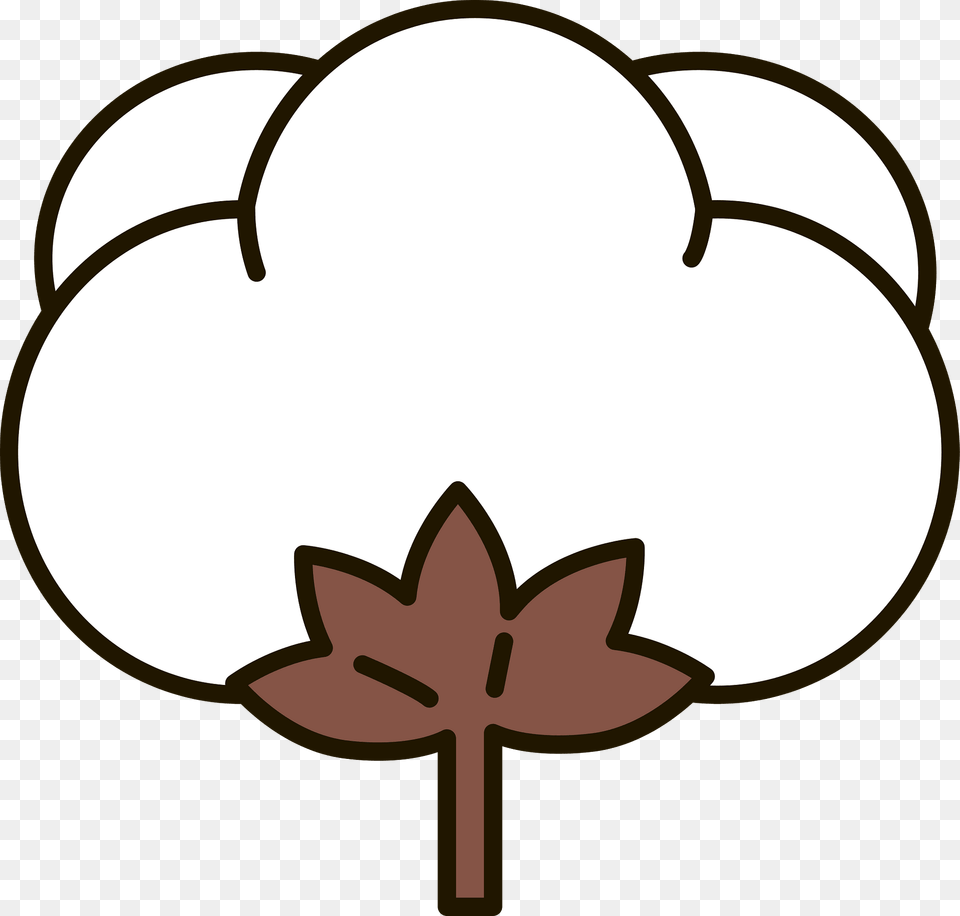 Cotton Clipart, Stencil Free Transparent Png