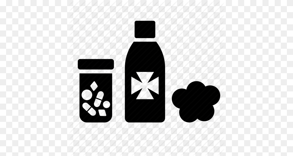 Cotton Clipart First Aid, Bottle Free Png