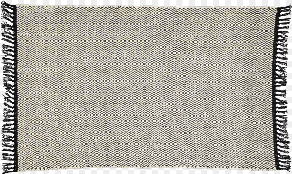 Cotton Dhurrie Natural Diamond Pattern Pattern, Home Decor, Rug, White Board Png Image