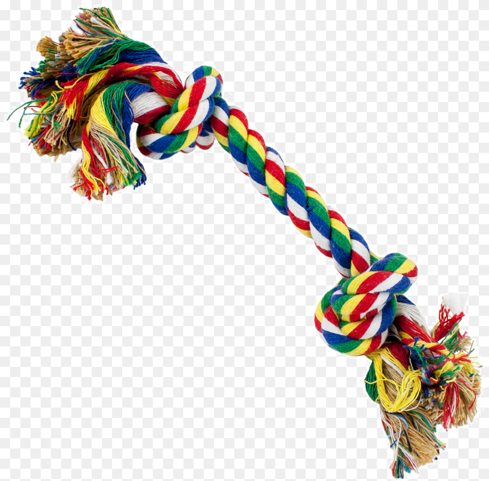 Cotton Flossin Dog Toy Rope, Knot, Clothing, Scarf Free Png Download