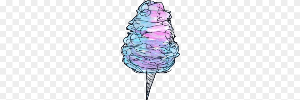 Cottoncandy Watercolor Cone Sketchy Colors Freetoedit Candy, Art, Modern Art, Food, Sweets Free Transparent Png