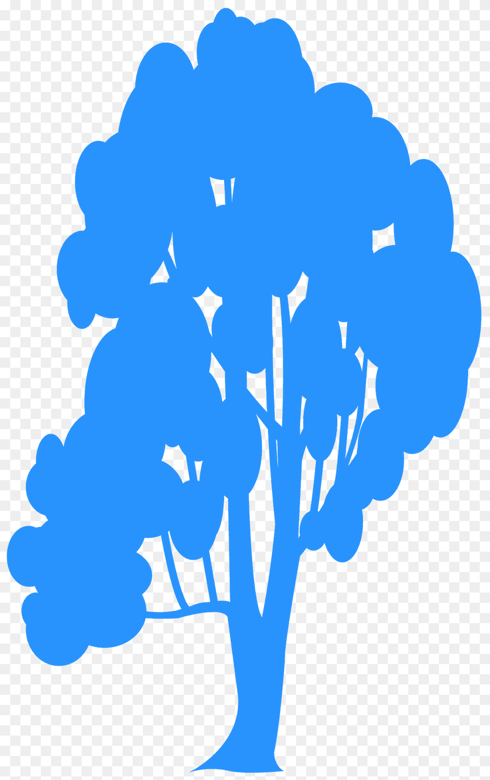 Cottonwood Silhouette, Plant, Tree, Art, Painting Free Transparent Png