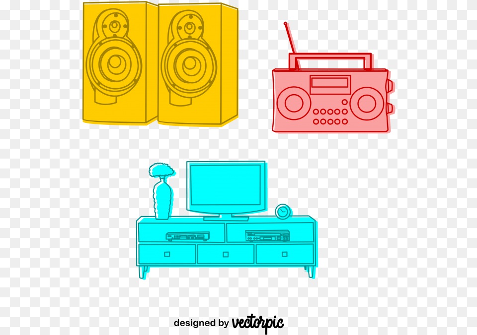 Couch, Electronics Png