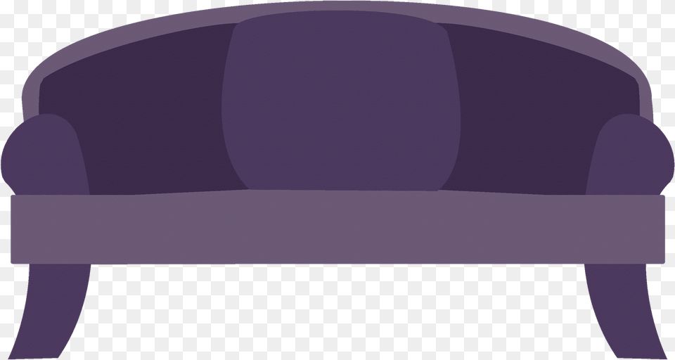 Couch Clipart, Furniture, Cushion, Home Decor, Purple Png Image