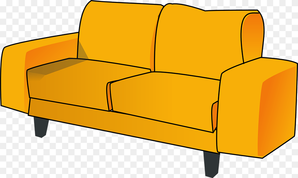 Couch Clipart, Furniture, Chair, Bulldozer, Machine Png Image