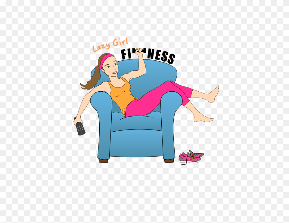 Couch Lazy Girl, Adult, Person, Furniture, Woman Free Transparent Png