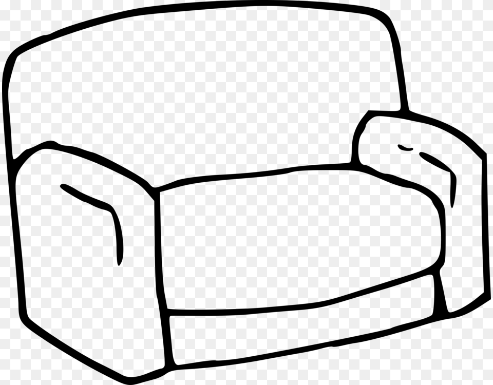 Couch Living Room Furniture Chair Gray Free Png Download