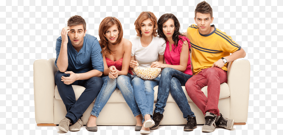 Couch Person On Couch People On A Couch Couch People, Adult, Teen, Pants, Man Png Image