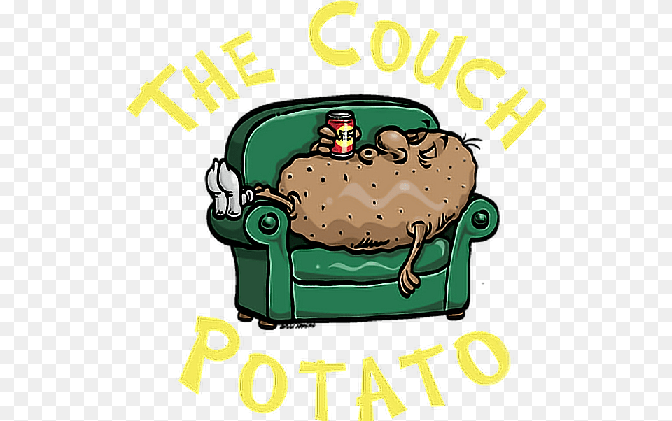 Couch Potato Couchpotato Lazy Lazyday Me Mood Tired Couch Potato, Furniture Png