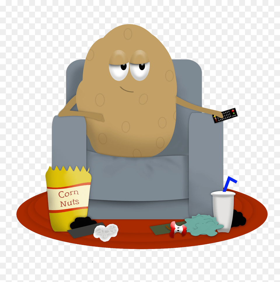 Couch Potato Hd Transparent Couch Potato Hd Images, Furniture, Birthday Cake, Cake, Cream Png