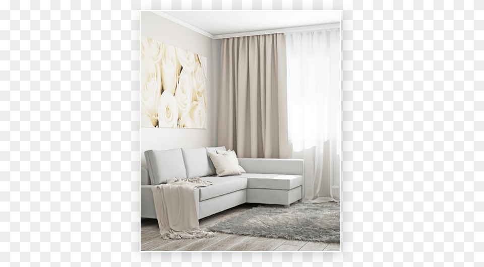Couch With Custom Drapes In The Background Boneco P700 Wit Luchtreiniger, Architecture, Room, Living Room, Interior Design Free Transparent Png