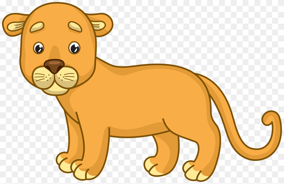 Cougar Clipart, Animal, Lion, Mammal, Wildlife Free Png