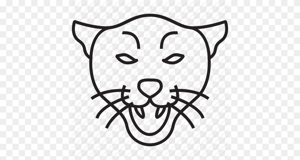 Cougar Icon Transparent Clipart Cougar Black Panther Clip, Gate, Home Decor Free Png
