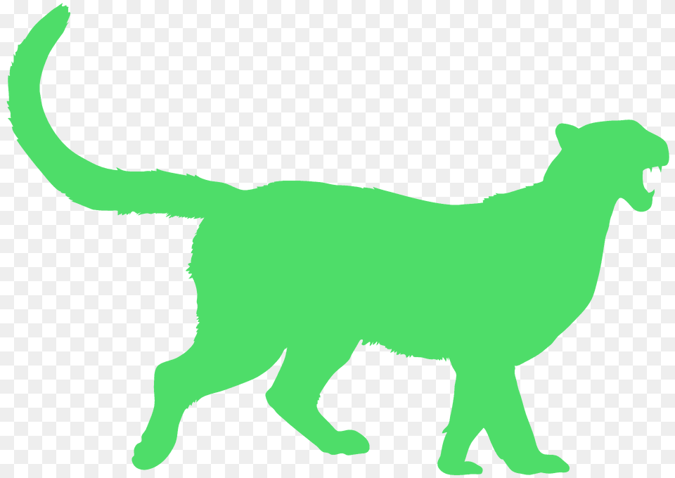 Cougar Silhouette, Animal, Bear, Mammal, Wildlife Png