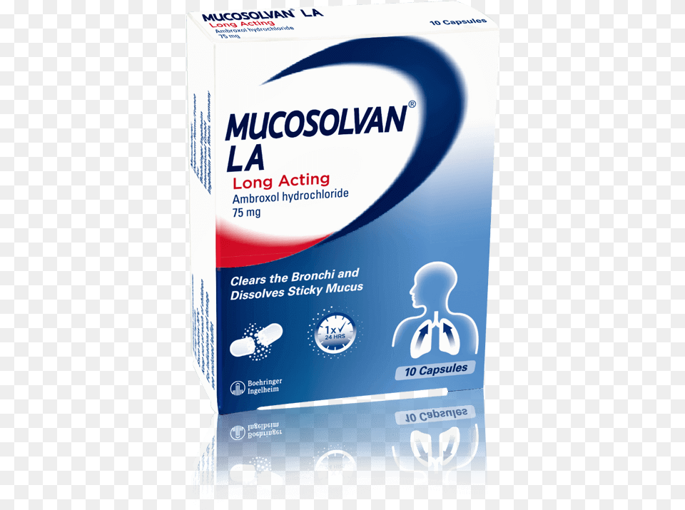 Cough Medicine Capsule Mucosolvan La 75 Mg Png Image