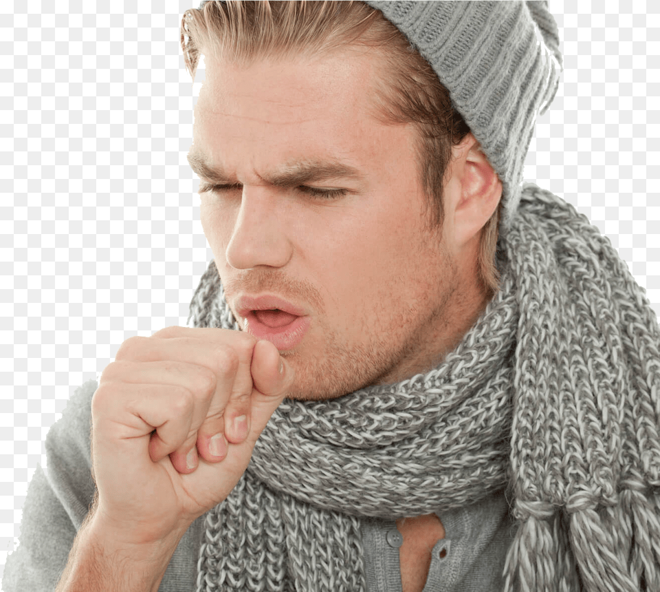 Cough Transparent Cough Stock, Clothing, Hat, Scarf, Person Png Image