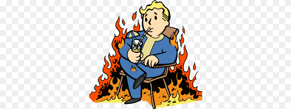 Couldnt Find A Decently Coloured In Vault Boy Burn Icon So I, Baby, Person, Face, Head Free Png