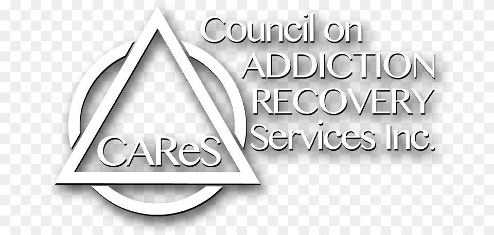 Council On Addiction Recovery Services Olean, Triangle, Logo Free Png