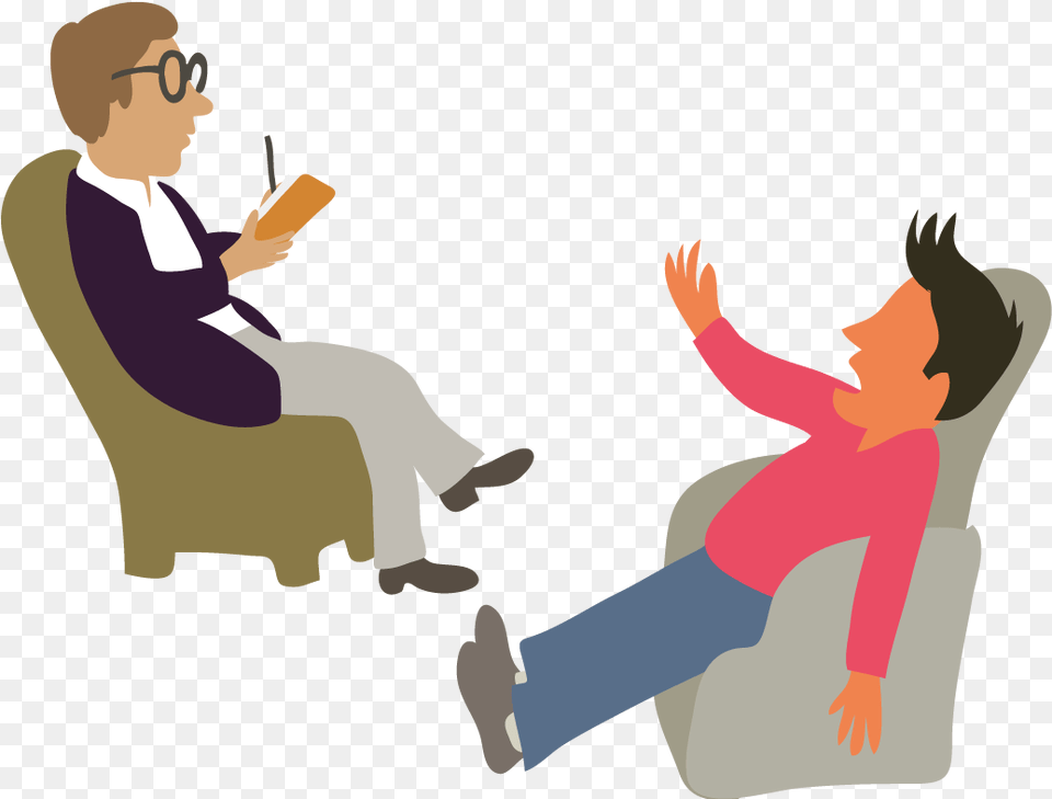 Counseling Clipart Of Psychologist, Adult, Man, Male, Person Free Transparent Png