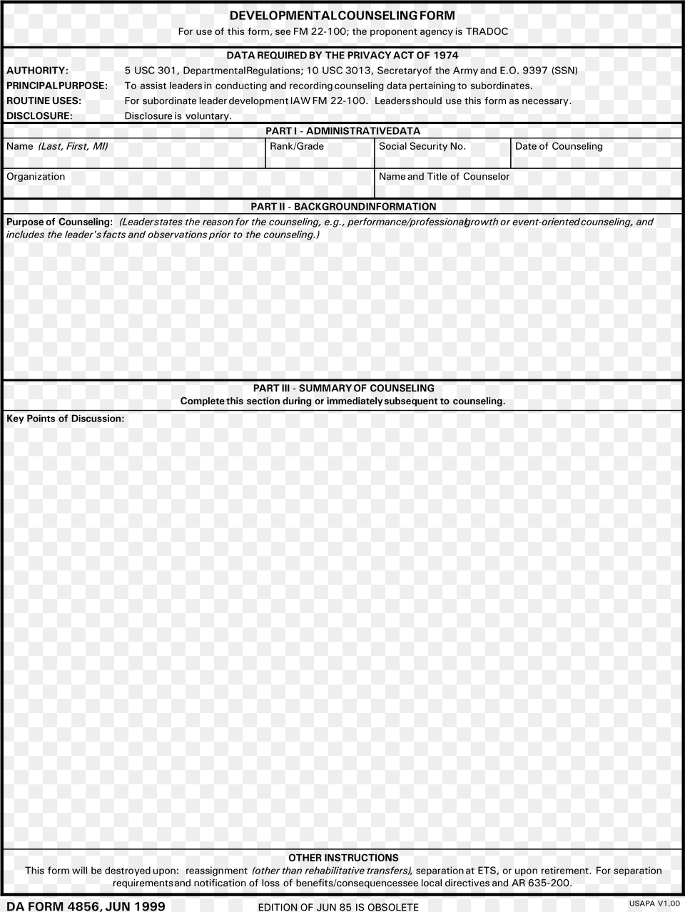 Counseling Form, Gray Free Png