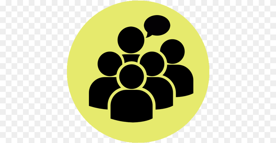 Counseling Support Groups People Icon Black And White, Person, Symbol, Disk Png