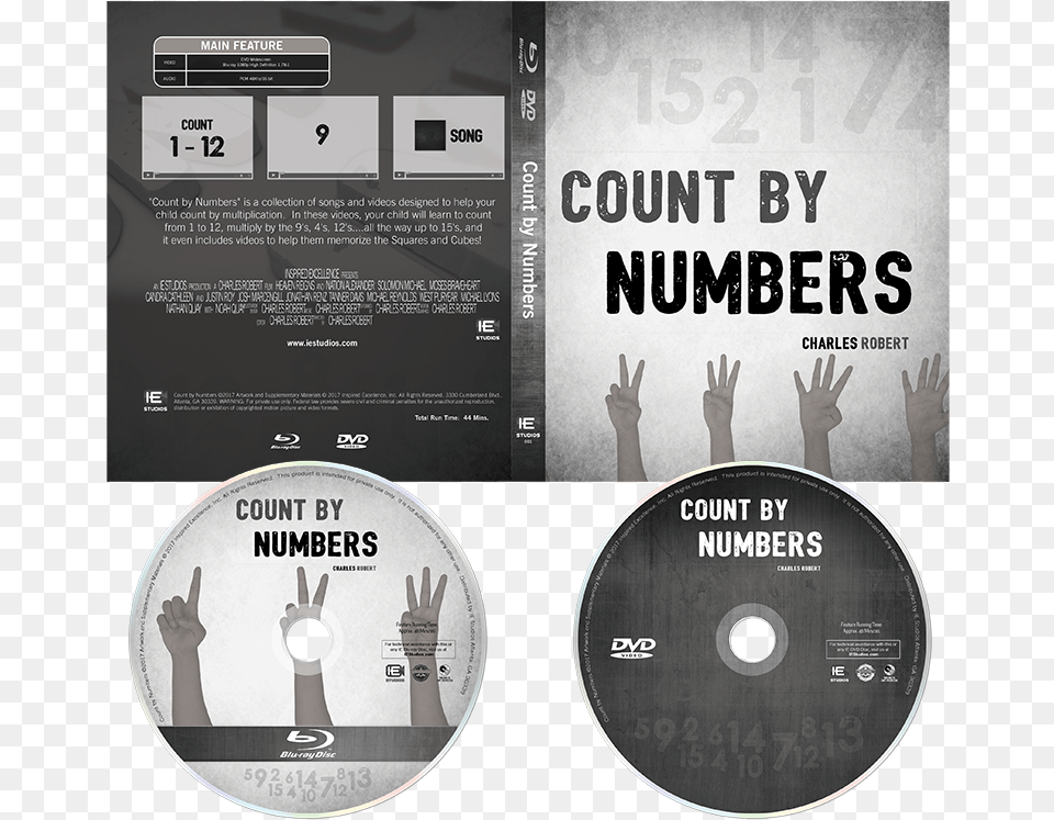 Count By Numbers 2 Disc, Disk, Dvd, Person, Boy Free Png Download