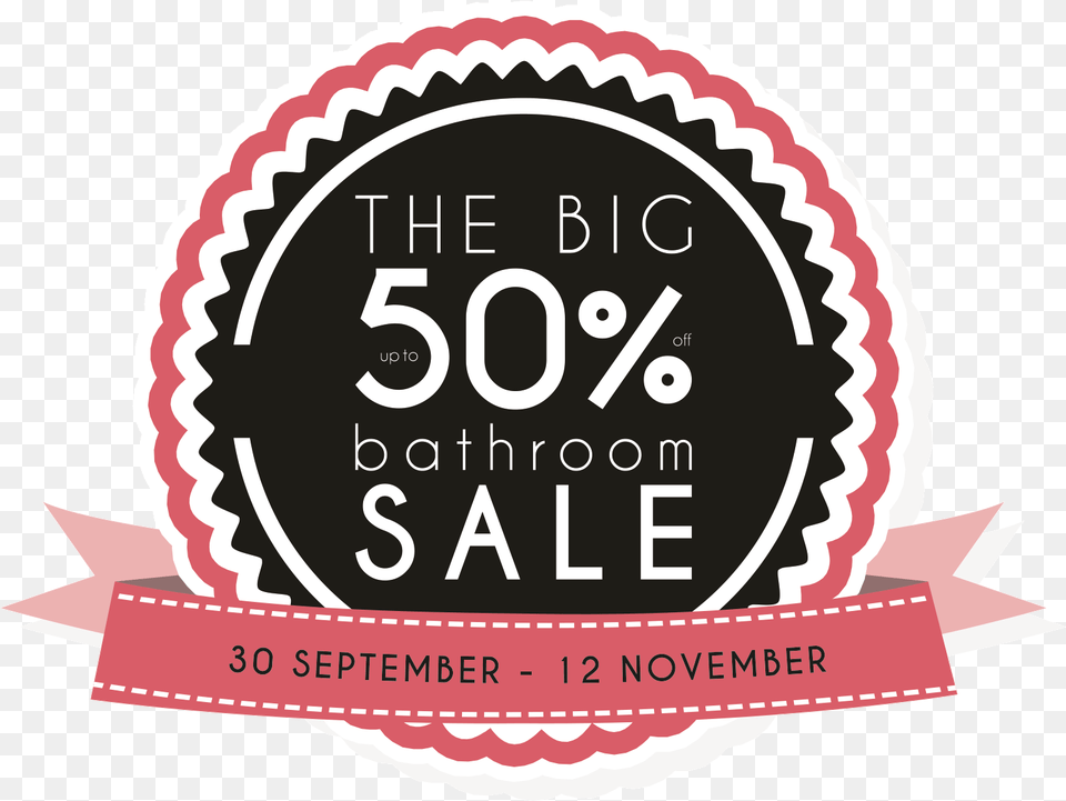 Countdown To The 2017 Big Bathroom Sale Illustration, Advertisement, Poster, Sticker, Ammunition Png Image