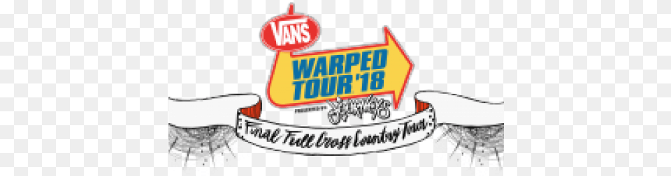 Countdown To Vans Warped Tour 2018 Part Vans Warped Tour 2018, Text, Dynamite, Weapon, Sticker Free Png