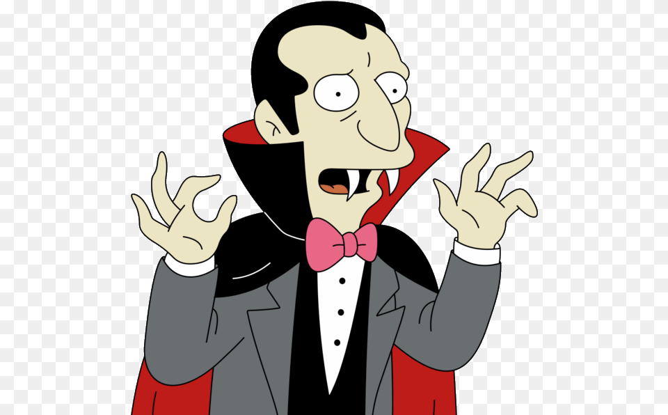 Countdracula Dracula De Los Simpson, Person, Accessories, Formal Wear, Tie Png Image