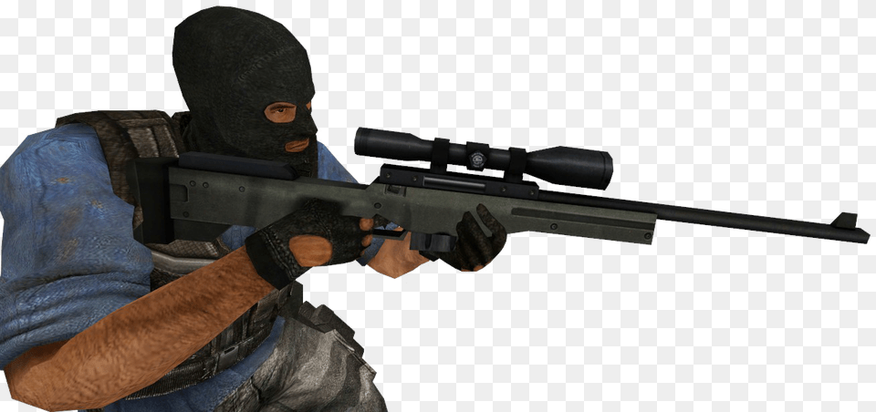 Counter Strike, Firearm, Gun, Person, Rifle Free Png Download