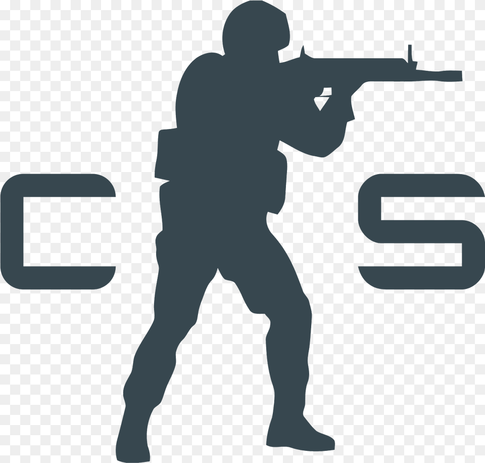 Counter Strike Logo Counter Strike Logo, Firearm, Weapon, Person, People Free Transparent Png