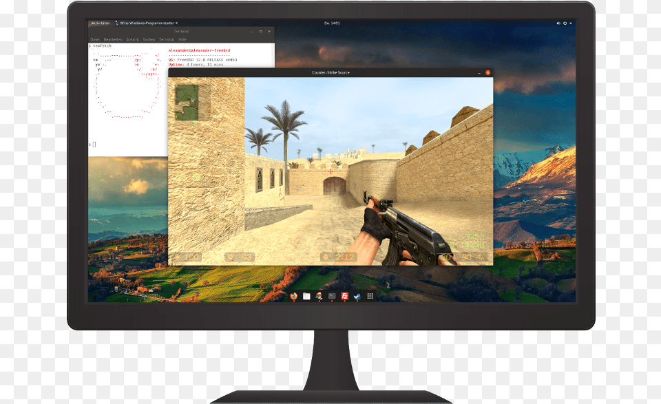 Counter Strike Source, Monitor, Computer Hardware, Electronics, Tv Free Png Download