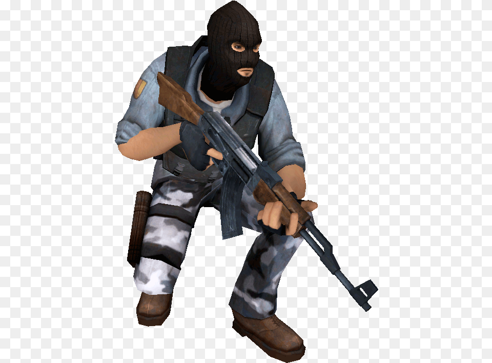 Counter Strike Terrorist, Firearm, Gun, Rifle, Weapon Png Image