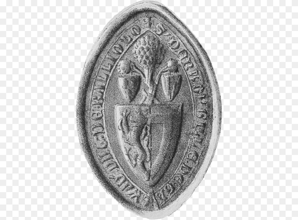 Counterseal Of Dervorguilla Of Galloway Coin, Ammunition, Grenade, Weapon Free Png Download