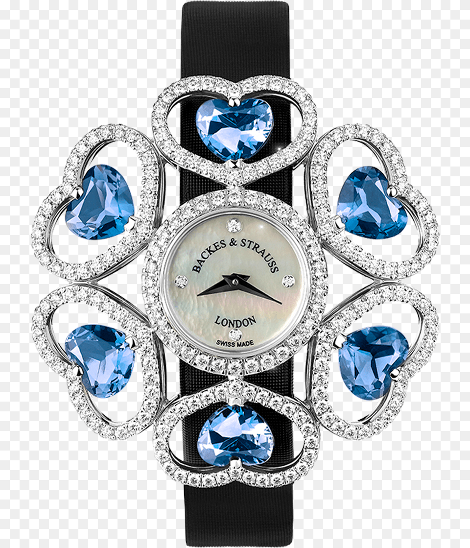 Countess Victoria Topaz Swiss Blue, Accessories, Wristwatch, Gemstone, Jewelry Free Png Download