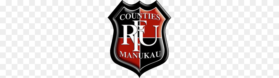 Counties Manukau Rugby Logo, Food, Ketchup, Armor, Shield Free Png Download