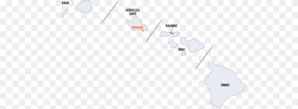 Counties Of Hawaii Map, Chart, Plot, Atlas, Diagram Free Png Download