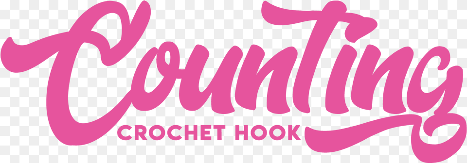 Counting Crochet Hook Graphic Design, Logo, Text Png