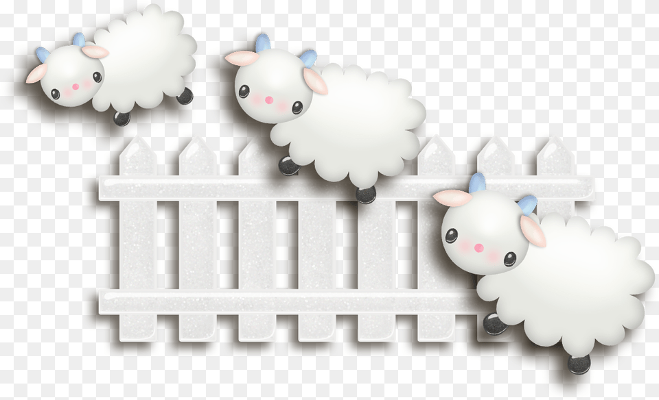 Counting Sheep Simgeler Sevimliler, Fence, Picket, Outdoors Png